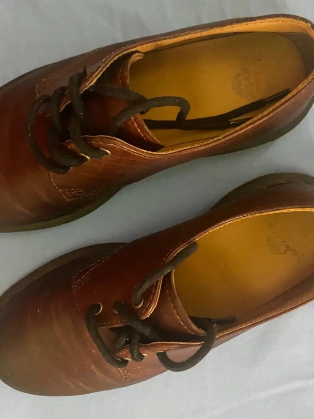 Dr. Martens 3-Eye Brown Leather Oxford Shoes Women’s 7 EU 38